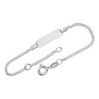 pulsera de plata 925 grabado 12-14cm