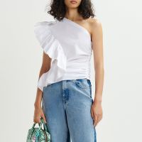 essentiel antwerp haven cotton-poplin top - eu 40uk 12
