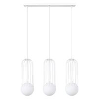 lampara colgante zovolu blanco 3 luces