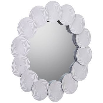 Espejo De Pared De Metal 75x75x04h Cm