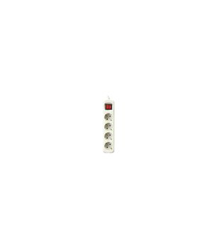 Base Multiple 4 Enchufes Interruptor Cable 1,5m Color Negro