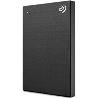 backup plus slim portable hard drive - 2 tb black black
