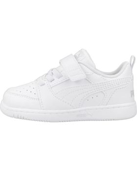 de PUMA ZAPATILLAS NINO MODELO REBOUND V6 LO A COLOR BLANCO WHITE