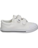zapatillas bajas infantiles nakos 7039 blanco 28