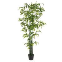 planta artificial de bambu verde en maceta decorativa altura de 147 cm casaseleccion