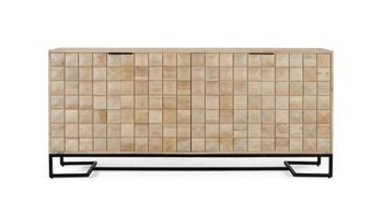 Aparador tallado y fabricado a mano en madera de mango 180 cm