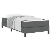 cama tapizada 203x90x45 cm  - gris