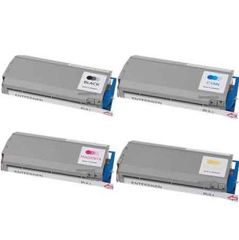 Original Multipack OKI C7300 Printer Toner Cartridges (4 Pack) -41963008