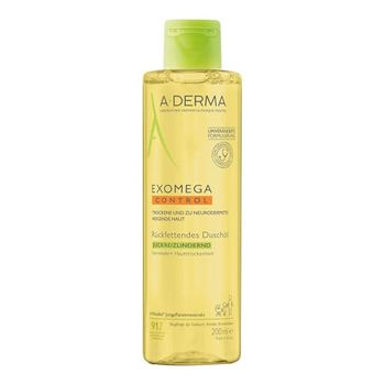 A-derma, exomega control, emollient, shower oil, for very dry to atopic sensitive skin, 200 ml