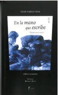 en la mano que escribe