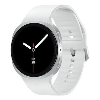 Samsung Galaxy Watch8 Bluetooth GPS NFC 44mm Super AMOLED Plata M/L Versión Internacional