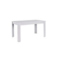 mesa de comedor o cocina rustic 140cm blanco