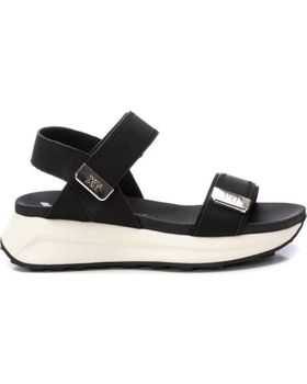 de XTI SANDALIA XTI 143874 NEGRA CON PLATAFORMA TEXTURIZADA NEGRO