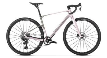 Mondraker arid carbon r bicicleta gravel sram rival xplr axs 12v 700 mm rosa gris 2026