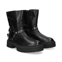 steve madden botines planos mujer - negro talla 38