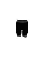 pantalon de trail lurbel samba shorts mujer negrogris