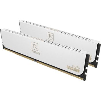 Team Group T-Create Expert DDR5 6000MHz 32GB 2x16GB CL30 Dual AMD EXPO e Intel XMP Blanca
