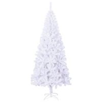 arbol de navidad 910 ramas sistema encajable blanco o110x210 cm