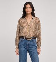 bash para mujer 1h26cleo camisa cleo beige 36 casual viscosa manga larga
