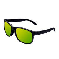 gafas de sol hawkers bold matte black - gold polarized