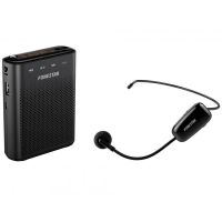 fonestar alta-voz-w30 amplificador de voz portatil usbmicrosdmp3 con microfono inalambrico negro