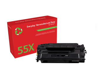 XEROX Everyday Remanufactured Toner para HP 55X (CE255X), High Capacity