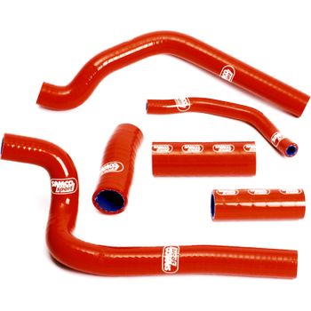 Tubo radiador Honda CR 500 '88- kit Samco rojo