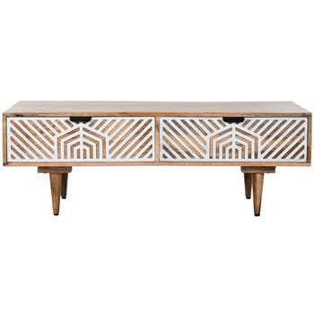 Mesa Centro Mango 115x60x40 Blanco