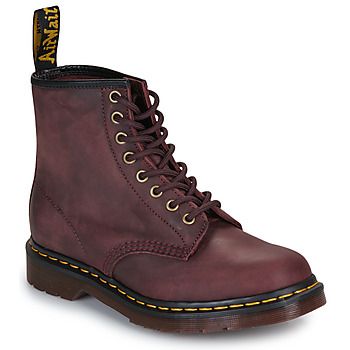 Dr. Martens Botines 1460 Cherry Red Crazy Horse para hombre