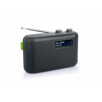 DAB/DAB+ Portable Radio Black LCD Display With Backlight