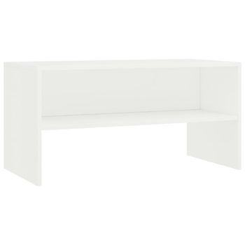 Mueble Tv | Mueble De Salón | Armario Tv Madera Contrachapada Blanco 80x40x40 Cm