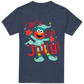 Sesame Street Camiseta Deck The Halls para hombre