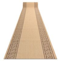 alfombra de pasillo sizal floorlux modelo 20014 color maizcolor caf 80x1350 cm