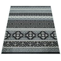 alfombras de interior y exterior charlene negro 80x150 cm