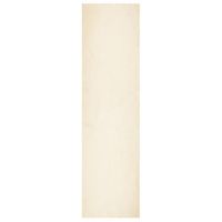alfombra suave y lavable de pelo medio huarte crema 80 x 500 cm vidaxl