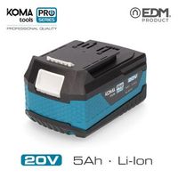 bateria litio 20v 50ah koma tools pro series battery edm - neoferr