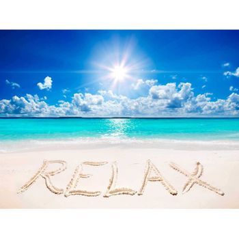 Fotomural Vinilo Playa Relax 150 X 100 Cm