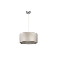 colgante tania 1xe27 niquelmadera gris regx40x40 cm