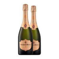 graham beck espumoso rosado rose 75 cl pack de 2 unidades