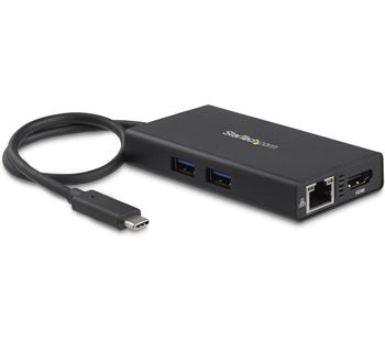 STARTECH DKT30CHPD USB-C Multiport Adapter - Black, Black