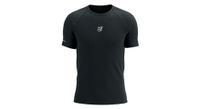 maillot de manga corta compressport trail racing negro hombre