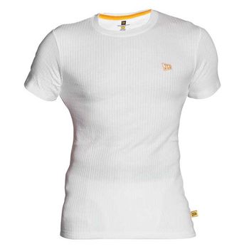White Thermal Short Sleeve Shirt Size L