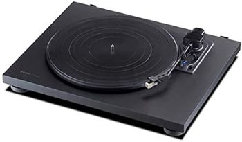 Teac TN-180BT-A3/B Giradiscos HiFi Totalmente automático, BT (transmisión por Correa, 33/45 RPM, preamplificador de Fono Integrado, Sistema MM, Caja de MDF de Alta Densidad), Negro