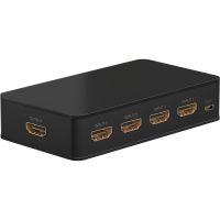 conmutador hdmi goobay 58489 4k 4 entradas 1 salida mando a distancia