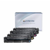 compatible multipack hp colour laserjet pro m254dw printer toner cartridges 4 pack -cf541a