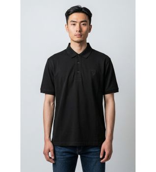 Blauer para hombre. 26SBLUT02298 Polo Albans negro (M), Casual, Algodón, Manga corta