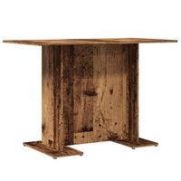 mesa comedor madera ingenieria madera envejecida 110x60x75 cm