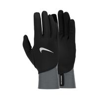 nike pacer midweight guantes de correr-negrogris