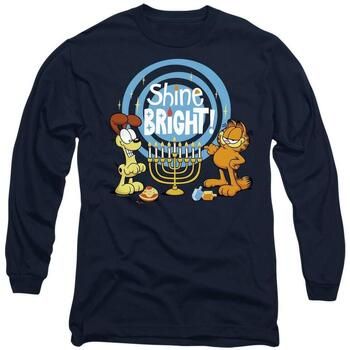 Garfield Camiseta manga larga Shine Bright For Hanukkah para mujer