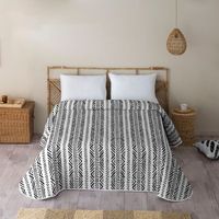 icehome - colcha bouti estampado - gramaje 70 gramos - cama 180 - boho